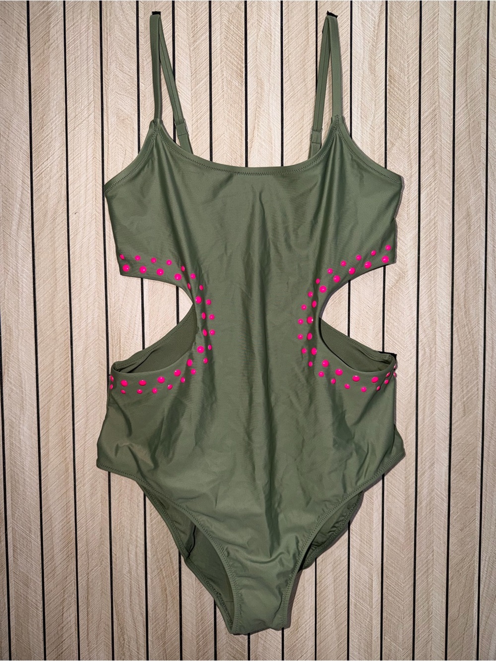 aerie Olive Green One-Piece Swimsuit